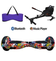 Citymate Elektrikli Kaykay Hoverboard Akıllı Denge 6.5 Inch + HoverKart + Çanta EXTREM PAKET D11