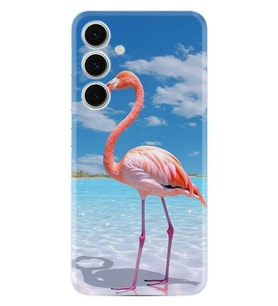 Samsung Galaxy A36 Kılıf Boutique Baskılı Resimli Okaynus ve Flamingo Pcode -093