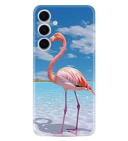 Samsung Galaxy A36 Kılıf Boutique Baskılı Resimli Okaynus ve Flamingo Pcode -093