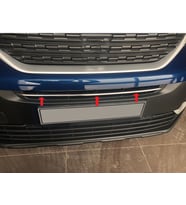 PEUGEOT RIFTER 2018 Ve Üzeri Krom Ön Plaka Üstü Çıtası