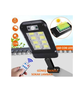 Uzaktan Kumandalı 160 Led Solar Bahçe Lambası