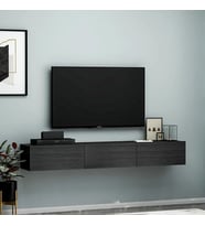 TV Sehpası Tunus Siyah 180 cm