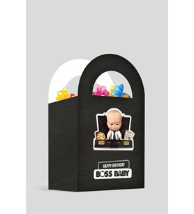 Patron Bebek Boss Baby Temalı Mini Çanta 12x7 cm 8'li Paket