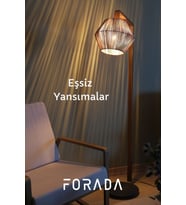 Dekoratif İpli Metal Ayaklı Lambader