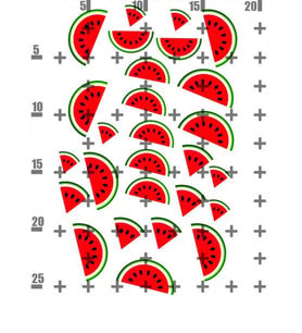 Yenilebilir Şeker Kağıt Karpuz Dilimleri Watermelon Temalı Pasta Süsleme