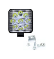 Sis Farı Off Road 9 Ledli 27w Kare, Sis Lambası Motosiklet Atv, Utv Yüksel Işık