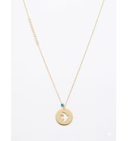 Orjinal 14 Ayar Altın Nazar Gözlü Kırlangıç Plaka Altın Kolye.rose.gold.rodaj Renk Seçeneği