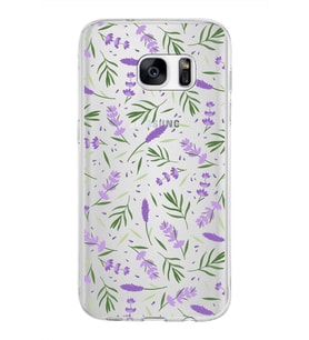 PrintiFy Samsung Galaxy S7 ile Uyumlu 1mm Slim Fit Water Color 3 Baskılı Şeffaf  Kılıf