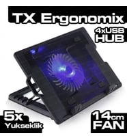 TX TX TXACNBERGST SİYAH 9"-17" NOTEBOOK SOĞUTUCU