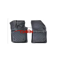 Dacia Dokker Panelvan 2 Parça 2018 3D Havuzlu Paspas Siyah (Karışık)