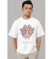 Tasarım Sleep Token Rock Metal Müzik Grubu Baskılı Unisex Oversize Tişört