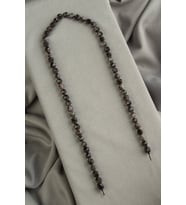 Silver Obsidyen Doğal Taş Parlak Küre Kesim 6mm Dizi [AA]