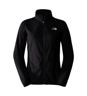 The North Face W 100 GLACIER FZ Kadın Tam Fermuar Polar NF0A855OJK31 (Siyah)