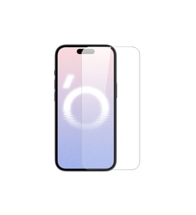 İphone 16 Plus Uyumlu Kılıf Dostu Ön Koruma Cam Ekran Koruyucu - Şeffaf