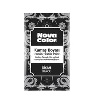 Nova Color Toz Kumaş Boyası 12 gr SİYAH 
