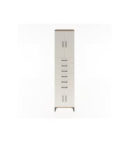 Hyperion Dolap 3 Raflı 6 Çekmeceli 4 Kapaklı 60x44x243 Çam-Aytaşı