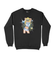 Star Girl Siyah Sweatshirt