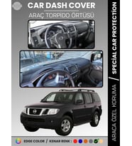 NİSSAN PATHFİNDER (2005-2014) Torpido Örtüsü Panel Koruma Araca Özel UV Koruma Kaymaz Kolay Montaj