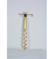 Plaj Bahçe Şemsiye Kazığı 2,90 cm ağız çapı (Galvaniz Sarı)
