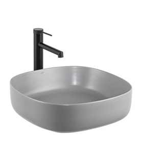 LENA TEZGAHÜSTÜ LAVABO (MAT GRİ) E-W1203MG