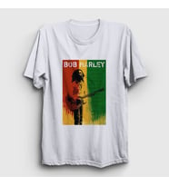 Presmono Unisex Beyaz Legend Bob Marley T-Shirt 264940tt