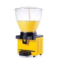 Samixir S40.DY Şerbetlik-40 litre soğuk içecek dispenseri-fıskiyeli-dijital-sarı