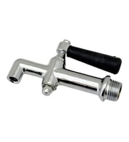 Semaver İle Uyumlu Musluk Göstergesiz, Dıştan Dişli, Contalı, Somunlu, Demir, Kazan Musluğu 11X6cm