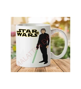 Luke Skywalker Star Wars İki Tarafı Baskılı Kupa Bardak.jpg