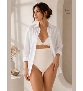 Papatya Lazer Kesim Dikişsiz Ultra Yüksek Bel Karın İz Belli Etmez Toparlayıcı Slip Kose
