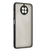 Newface Xiaomi Redmi Note 9 5G Kılıf Montreal Silikon Kapak - Siyah
