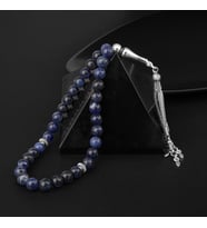 Sodalit Doğal Taş Tesbih 33lük - 8mm (Çok Renkli)