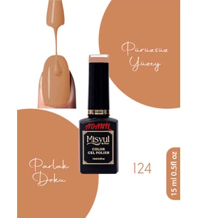 Adanil 15 ml Misyul Profesyonel Karamel Rengi Kalıcı Oje Mis-124