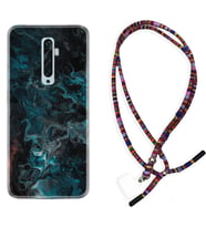 Oppo Reno 2Z 4 Lite 4 Pro 5 6 7 A31 Kılıf Boyun Asklı Rasta Silikon Colorful Abstract 1384