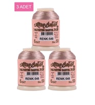 3 Adet Altınbaşak Oya ve Dantel İpi 20 gr - Royaleks - No: 548