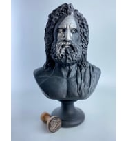 Zeus 'Silver Scar' Dekoratif Heykel, Pop Art Roma Yunan Heykelleri