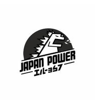 Japan Power Araba Sticker siyah 16x14 CM (Siyah)