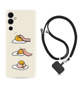 Tecno Pova Neo 2 Kılıf Resimli Boyun Askılı İpli Desenli Silikon Sweety Egg 1322