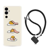 Tecno Pova Neo 2 Kılıf Resimli Boyun Askılı İpli Desenli Silikon Sweety Egg 1322
