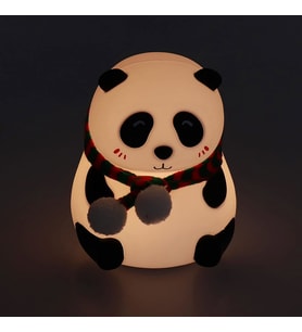 Yumuşak Dokulu Panda Tasarımlı Gece Lambası