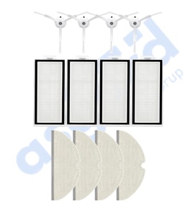 ROBOROCK Q8 MAX , Q8 MAX+ UYUMLU 4 Yan Fırça 4 Filtre 4 Mop PKT-iasgf0001232