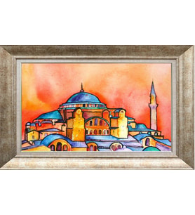 GÜMÜŞ ÇERÇEVELİ TABLO N1278