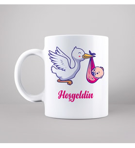 HoşGeldin Bebek Tasarımlı Kupa