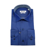Erkek Slim Fit Gömlek Kombinli 7670 007670 (Lacivert)