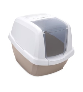 Imac Maddy Kapalı Kedi Tuvaleti Bej/beyaz 65x47,5x47,5cm