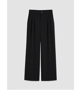 LCW Modest Siyah Yüksek Bel Pileli Kadın Kumaş Pantolon