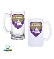 Al Ain F.C. Kulplu Bira Bardağı Buzlu veya Şeffaf Seçenekli 0260