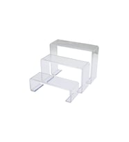 POŞETLİ 3 BOY MERDİVEN TEŞHİR AYAK YÜKSEKLİK: 6-11.5-16.5CM DERiNLİK: 6.5CM EN: 19.5-20.5-21.5CM (5343)