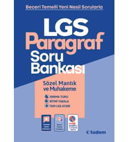 TUDEM YAYINLARI 8.SINIF LGS PARAGRAF SÖZEL MANTIK MUHAKEME SORU BANKASI