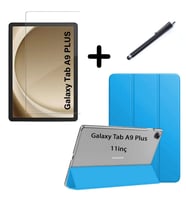 Samsung Galaxy Tab A11 Plus / A9 Plus 11inç Kılıf SET PU Deri Smart Tablet Kilif