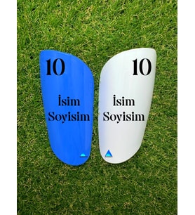 Armadura Kişiye Özel Tekmelik - Renkli-Mavi Beyaz - 1 Takım (011)